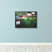 Club Canino Boomerang Schilderij van Alfred Fox Canvas Afdruk (Insitu (Houten vloer))