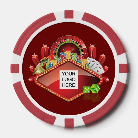 Club Casino Nacht Poker Chips (Voorkant)