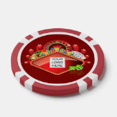 Club Casino Nacht Poker Chips (Enkel)