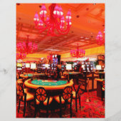 Club Casino Night Party gepersonaliseerde add foto Flyer (Achterkant)