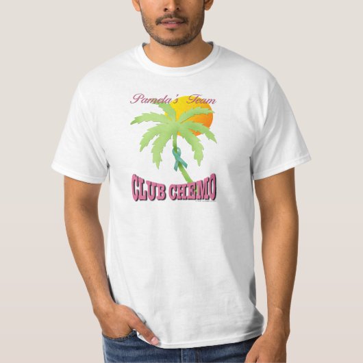 Club Chemo - Blauwgroen T-shirt (Voorkant)