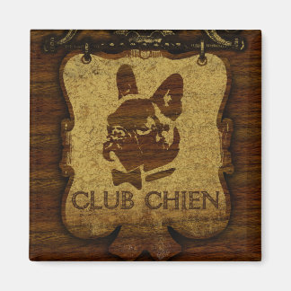 CLUB CHIEN Club Sign Goud Magneet