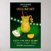 Club/Corporate Cocktail Night Party Poster (Voorkant)