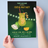 Club/Corporate Cocktail Night Party-uitnodiging Flyer (Hand)