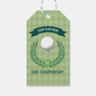 Club/Corporate Golf Tournament voegt logo cadeautj Cadeaulabel