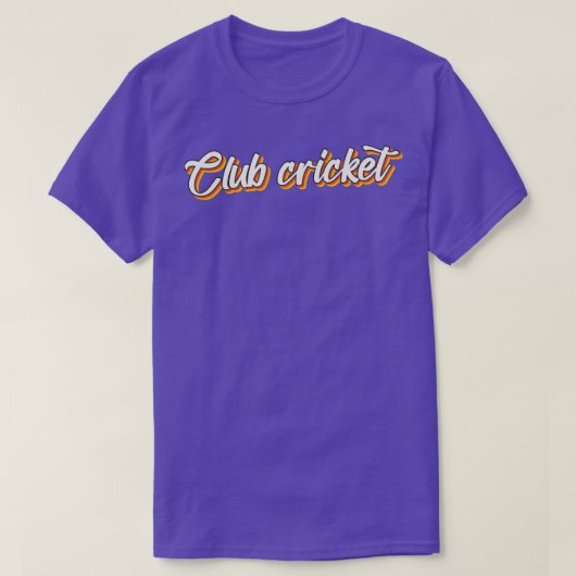 Club cricket2 t-shirt (Design voorkant)
