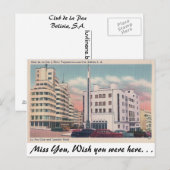 Club de la Paz Briefkaart (Voorkant / Achterkant)