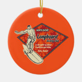 Club Diamond Surfer Ornament (Voorkant)