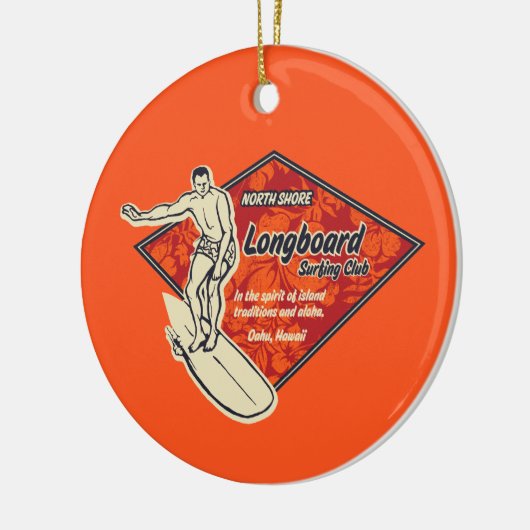 Club Diamond Surfer Ornament (Links)