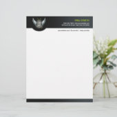 Club DJ Letterhead Gepersonaliseerd Briefhoofd (Staand voorkant)