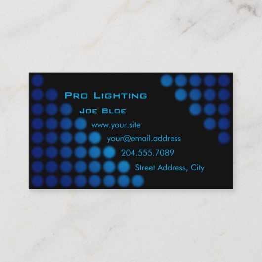 Club DJ/Lighter Visitekaartje (Voorkant)