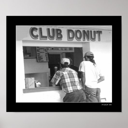 Club Donut Poster (Voorkant)