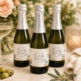 Club Fifty Tuin Souper Champagne Etiketten