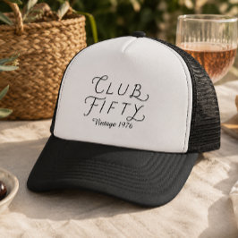 Club Fifty Vintage Verjaardag Trucker Hoed Pet