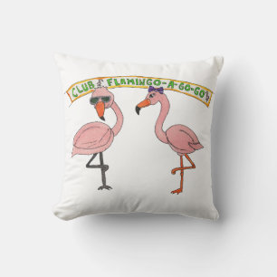 Club Flamingo a Go-Go Kussen