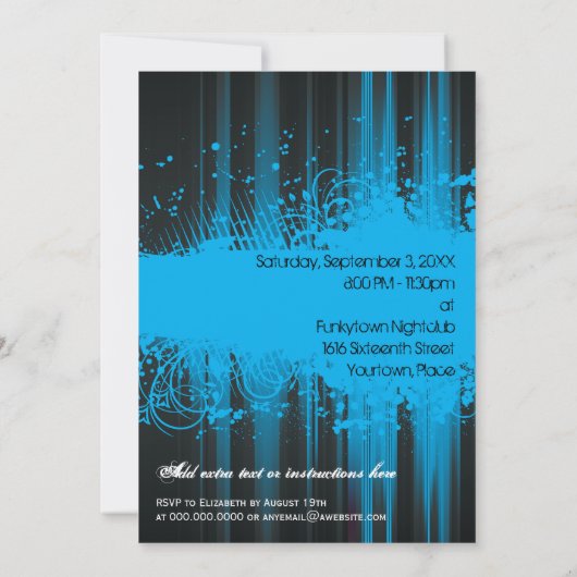 Club Flyer Kijk goed 16 Kaart (Achterkant)