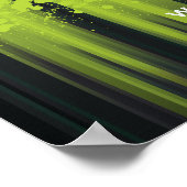 Club Flyer-look Sweet 16 WelkomstPoster Poster (Hoek)