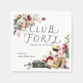 Club Forty Garden Disco servetten (Voorkant)