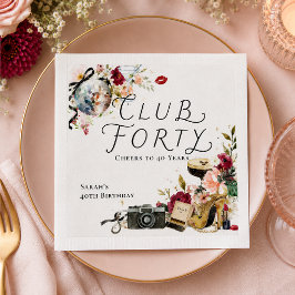 Club Forty Garden Disco servetten