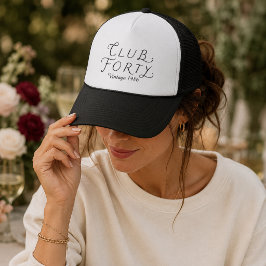 Club Forty gepersonaliseerde truckerhoed Trucker Pet