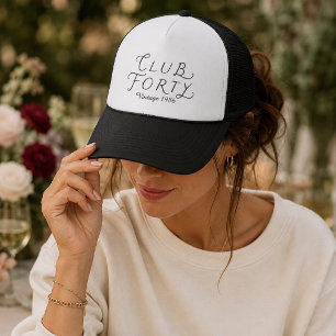 Club Forty gepersonaliseerde truckerhoed Trucker Pet