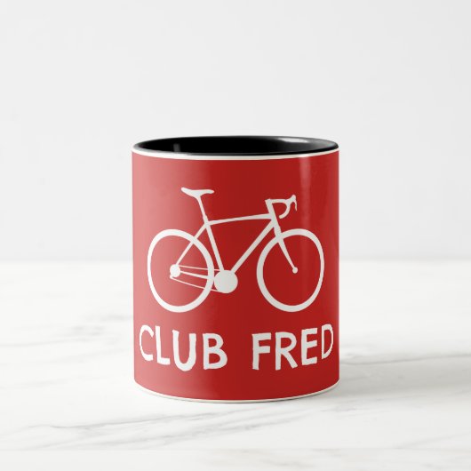 Club Fred Cycling Tweekleurige Koffiemok (Center)