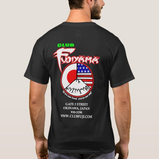 Club Fujiyama T-shirt (Achterkant)