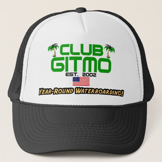 Club Gitmo: Jaar rondom Waterboarding! Trucker Pet (Voorkant)