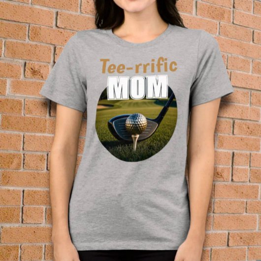 Club, Golfbal Op Tee Front T-Shirt Ontwerp