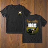 Club, Golfbal op Tee Voorkant & Achterkant Tee Ont Tri-Blend Shirt