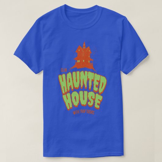 Club Haunted House met valstrikken itysl T-shirt (Design voorkant)