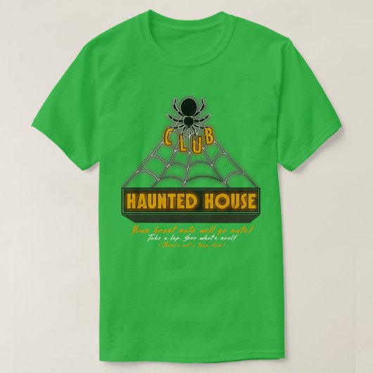 Club Haunted House T-shirt (Design voorkant)