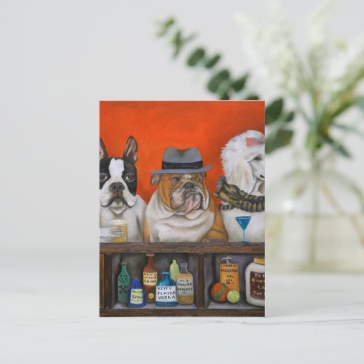 Club K9 Briefkaart (Staand voorkant)