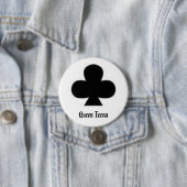 club, koningin Teena Ronde Button 7,6 Cm (In situ)