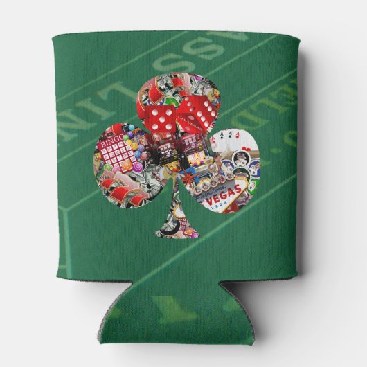 Club - Las Vegas Kaart Shape Blikjeskoeler (Achterkant)