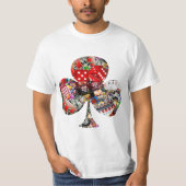 Club - Las Vegas Kaart Shape T-shirt (Voorkant)