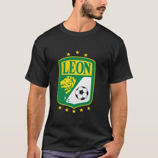 Club Leon Club Le Supporter Fan Mexico Mexicaans L T-shirt (Voorkant)