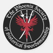 CLUB-LOGO-sticker Ronde Sticker (Voorkant)