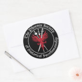 CLUB-LOGO-sticker Ronde Sticker (Envelop)