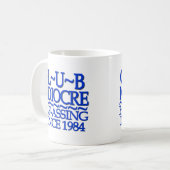 Club Mediocre Navy Koffiemok (Voorkant links)
