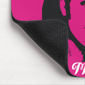 Club Michelle Mousepad in Hot Pink Muismat (Hoek)