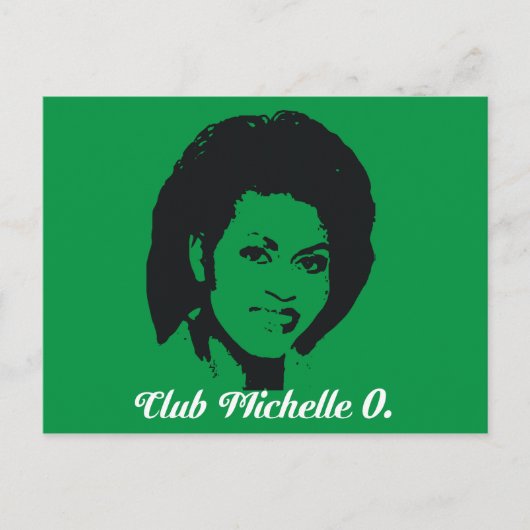 Club Michelle O Briefkaarten, Kelly Green Briefkaart (Voorkant)