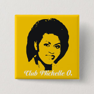 Club Michelle O. Button, maïsgeel Vierkante Button 5,1 Cm
