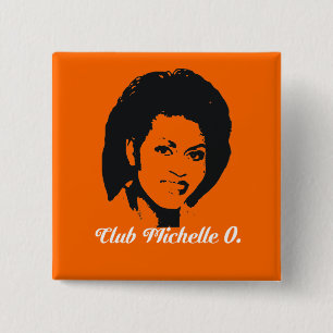 Club Michelle O. Button, pompoen Vierkante Button 5,1 Cm