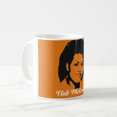 Club Michelle O. Mok van keramische koffie, Oranje (Voorkant links)
