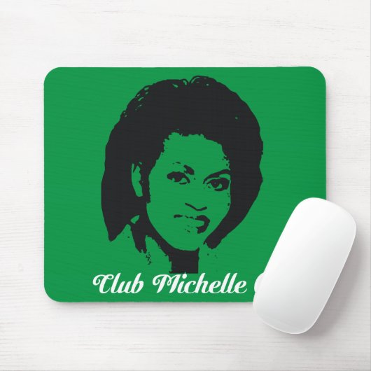 Club Michelle O. Mousepad in Kelly Green Muismat (Met muis)