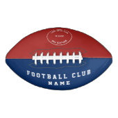 Club Name Logo Red Blue American Football (Voorkant)