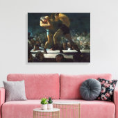 Club Night | George Bellows | Canvas Afdruk (Insitu (Woonkamer))