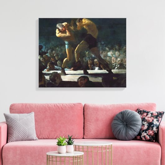 Club Night | George Bellows | Canvas Afdruk (Insitu (Woonkamer))
