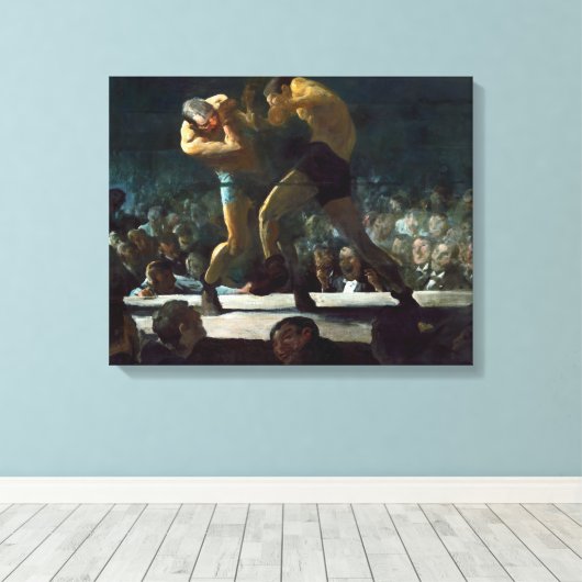 Club Night | George Bellows | Canvas Afdruk (Insitu (Houten vloer))